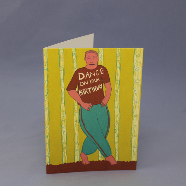 Dance On Your Birthday Greetings Card