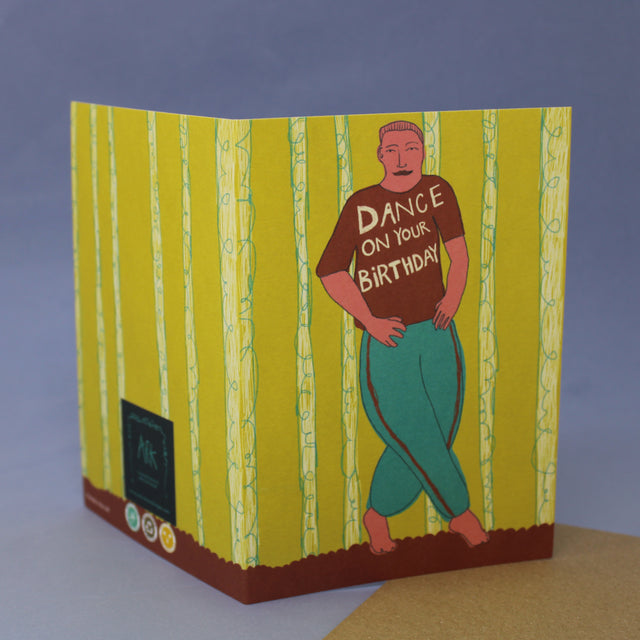 Dance On Your Birthday Greetings Card