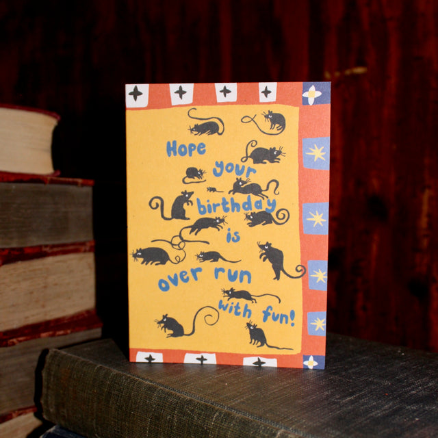Overrun With Fun A6 Greetings Card