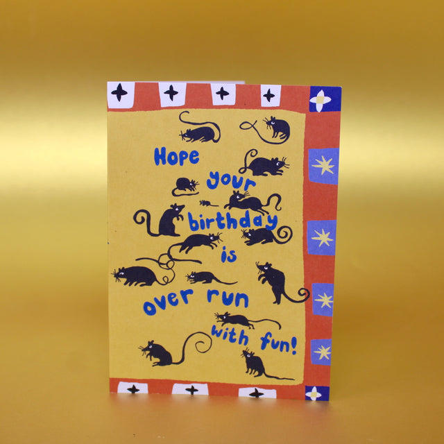 Overrun With Fun A6 Greetings Card
