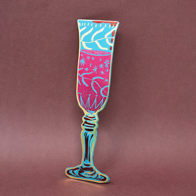 Wine Glass Bookmark