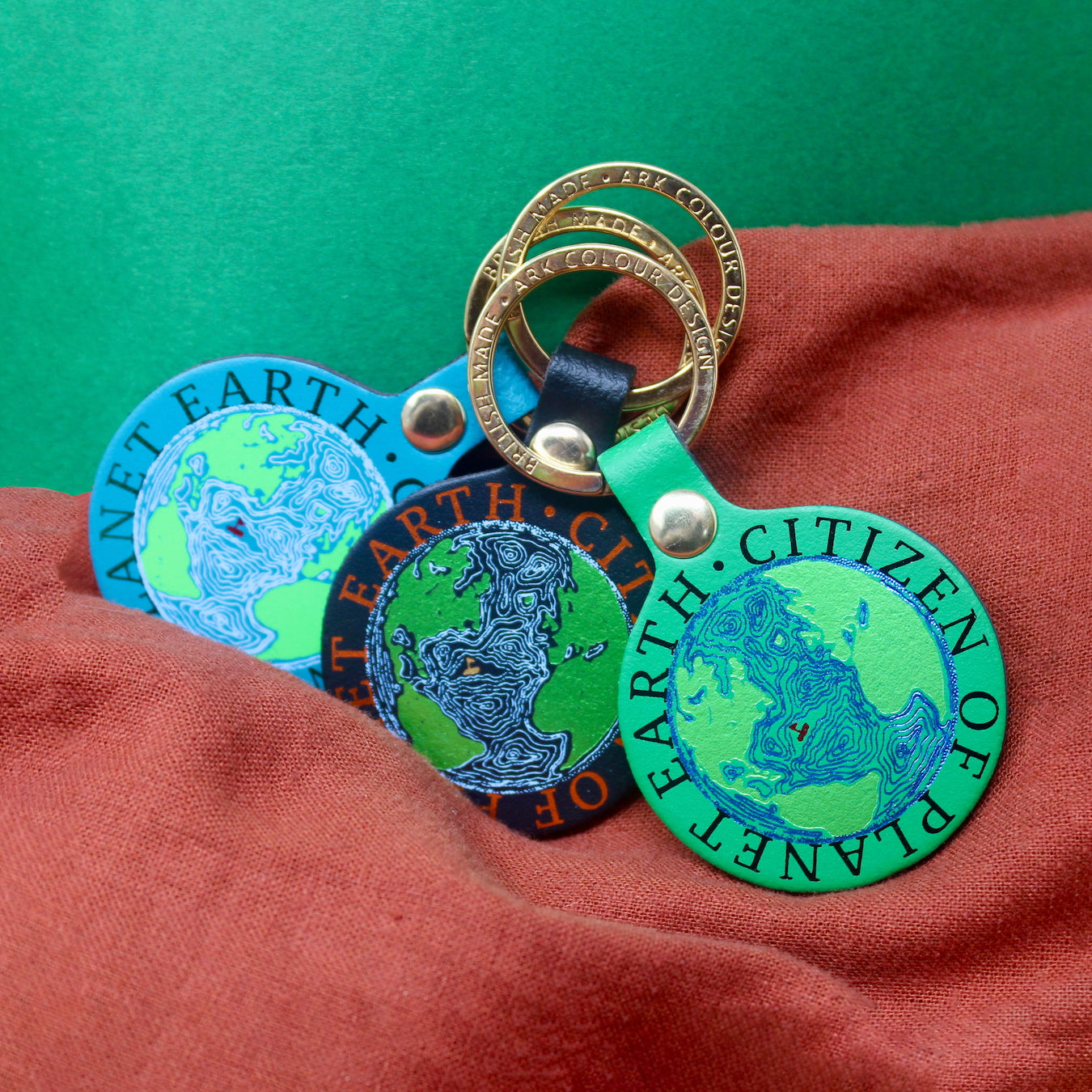 Citizen of Planet Earth Key Fob – Ark Colour Design - Retail