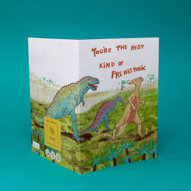 Prehistoric Birthday Card A6 Greetings Card