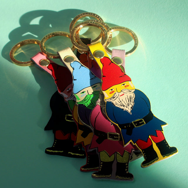 Welcome Gnome Key Fob