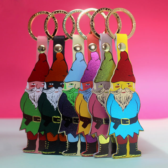 Welcome Gnome Key Fob