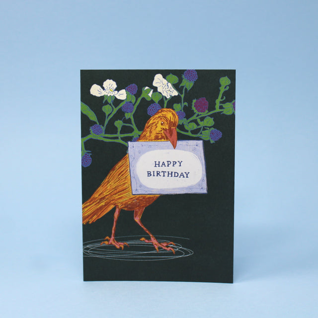 Happy Birthday Bird A6 Greetings Card