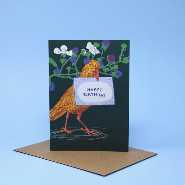 Happy Birthday Bird A6 Greetings Card