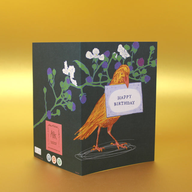 Happy Birthday Bird A6 Greetings Card