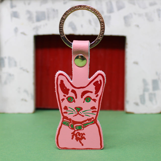 Tabby Cat Key Fob