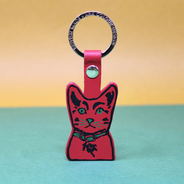 Tabby Cat Key Fob