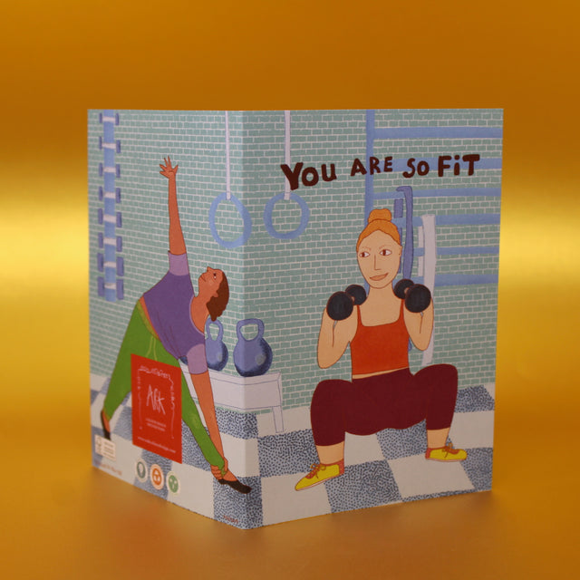 You Are So Fit A6 Greetings Card