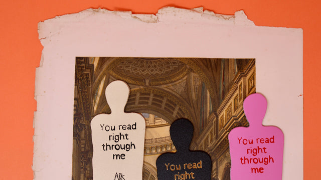 Skeleton Bookmark - You Read Right Through Me